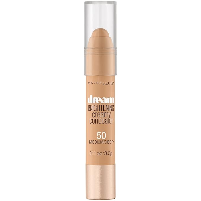 Maybelline New York Dream Brightening Creamy Concealer, Medium/Deep, 0.11 oz.-Velvo Beauty