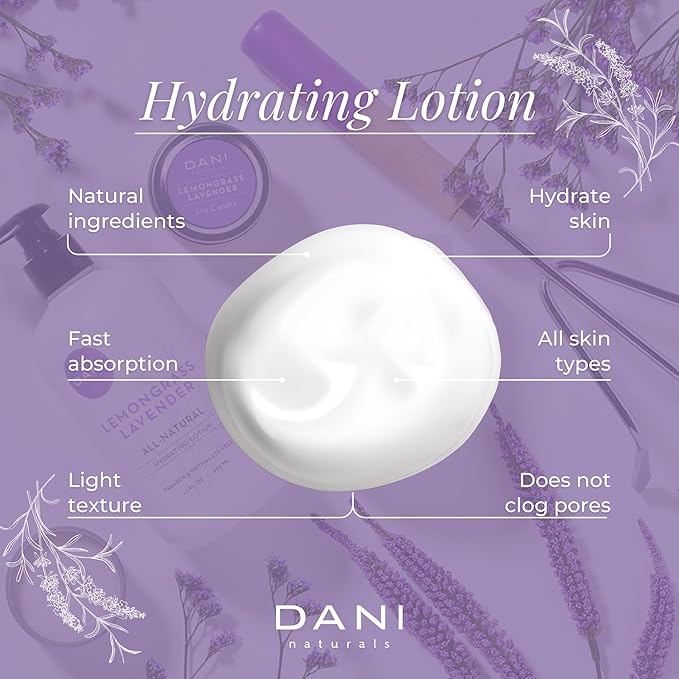 Naturals Hand & Body Lotion - Calming Lemongrass Lavender Scent, Moisturizing Lotion with Aloe Vera, Shea Butter & Vitamin E, Deep Hydration for Dry Skin, All Skin Types - 12 Oz-Velvo Beauty