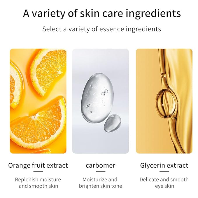 Eye Cream For Dark Circles, Anti Aging Eye Cream With Vitamin C, Hyaluronic-acid & Orange Extract, Under Eye Cream For Puffiness And Bags, Eye Cream For Reduce Fine Lines, Wrinkles & Dark Circles-Velvo Beauty