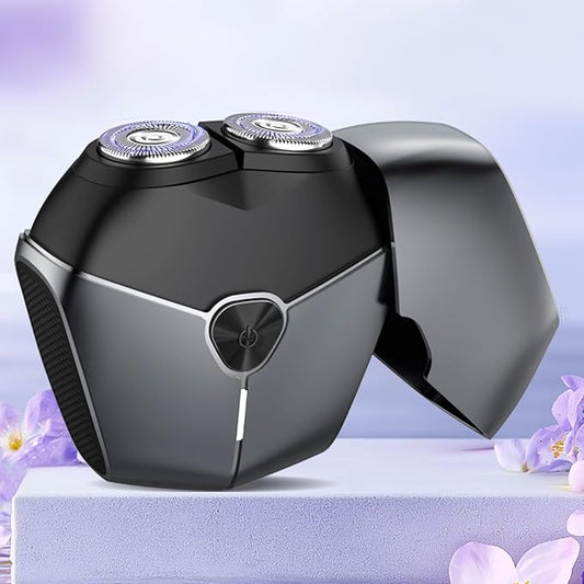 Electric Shavers for Women, Womens Electric Leg Shaver Cordless Painless Facial Hair Removal for Arms and Underarms Bikini Trimmer,Portable and Safe Wet and Dry Use Women Shaver (Iron Black)-Velvo Beauty