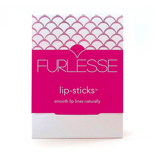 Furlesse Lip-Sticks Wrinkle Patches, Overnight Anti-Wrinkle Patches for Smile Lines, Fine Lines, and Expression Lines, Non-invasive Lip Patches, Anti-aging Skincare, 120 Patches, 30-Day Use-Velvo Beauty
