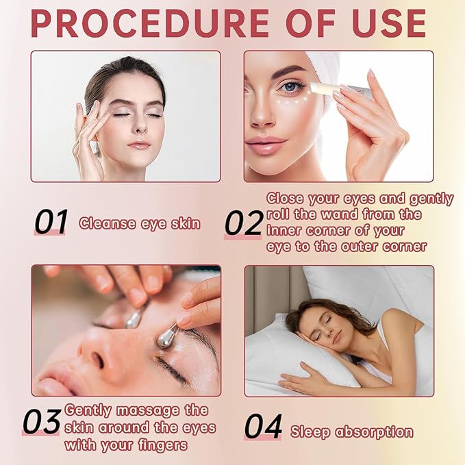 1Pcs Retinol Eye Stick, Retinol Under Eye Cream for Puffiness and Dark Circles, Hydrating Eye Cream Anti Aging for Enhanced Under Eye Nourishment.-Velvo Beauty