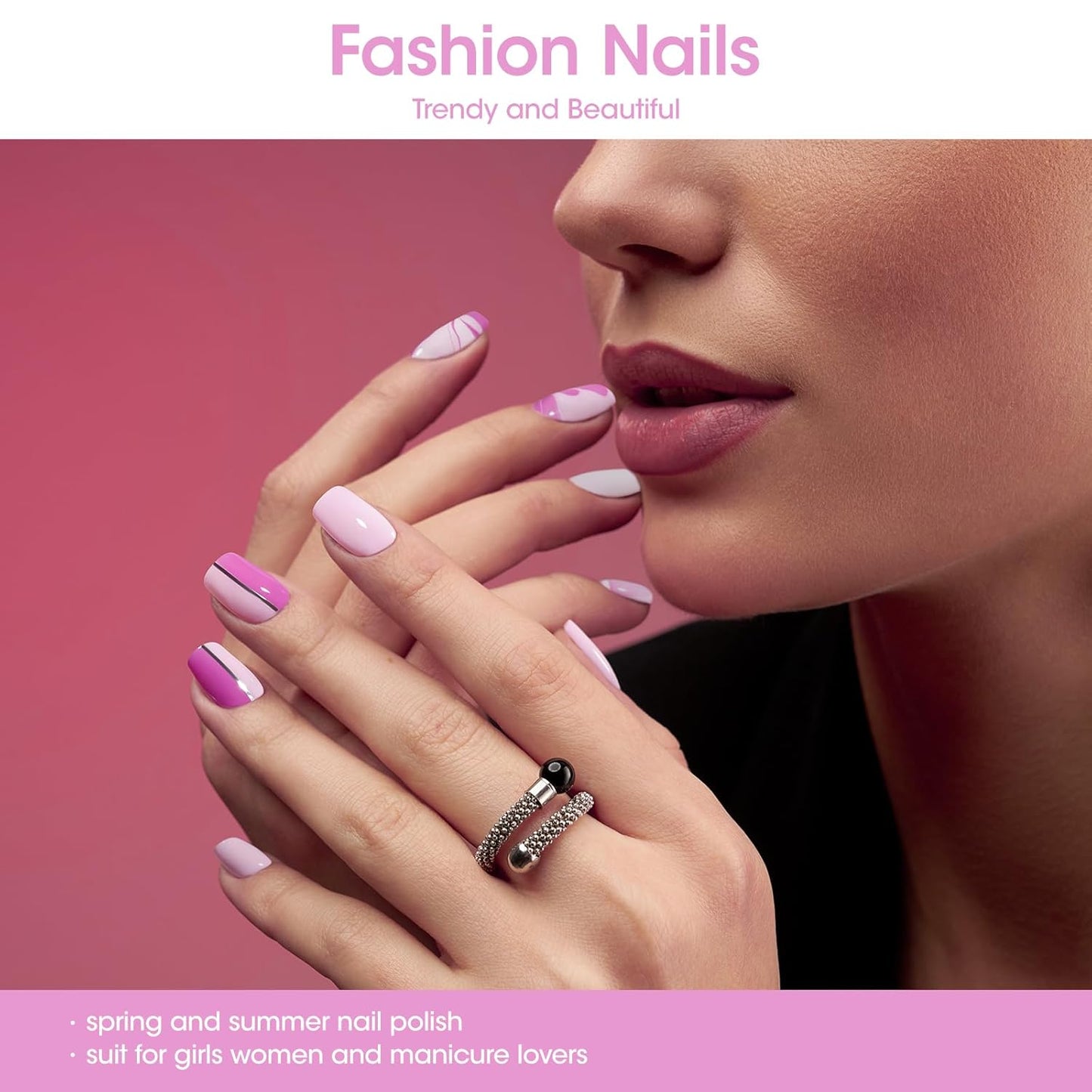 GELLEN Light Purple Nail Polish, Mauve Nail Polish 6 Colors Lavender Purple Set for Girls Women Home Salon Fall Winter, No UV Light Needed, Not UV Gel, Hema Free, Non-toxic-Velvo Beauty