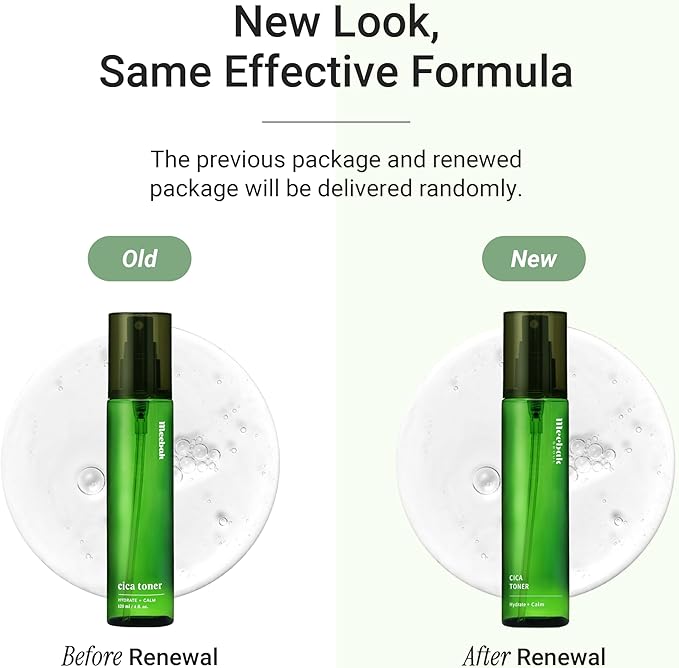 Meebak CICA Toner Spray | Korean Face Mist | Facial Spray with Centella Asiatica & Vitamin E | Soothing Face Toner for Sensitive, Oily, and Combination Skin | 4 fl oz-Velvo Beauty