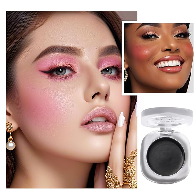 Cream Blush,Color Color Changing Tint,Magic Blush for Cheek & Lip Waterproof Multi-Use Lips and Cheek Tint,Moisturizing Lightweight, Makeup Blush (Pink, 1.62 oz)-Velvo Beauty