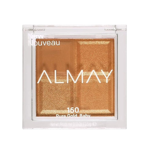Almay Shadow Squad, Pure Gold, 1 count, eyeshadow palette-Velvo Beauty