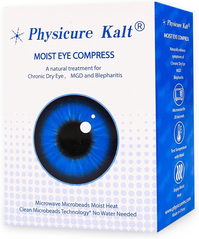 Heated Eye Mask | Moist Heat Eye Compress Relief for Dry Eyes, Imitated Eyes, Pink Eyes | Microwave Activated Dry Eye Therapy Mask-Velvo Beauty