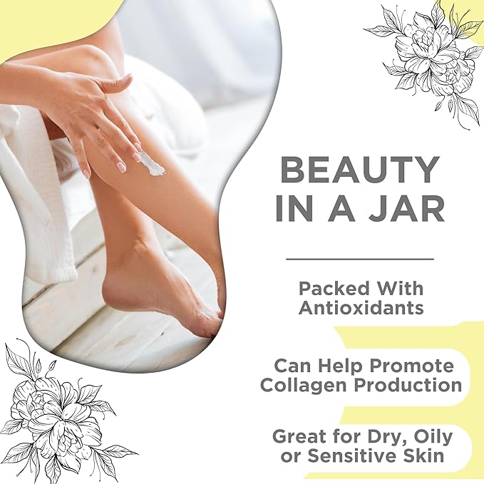 Skin Nation Super Firming Cream, Hydrating Body Lotion with Shea Butter, Glycolic Acid, Aloe Vera, Can Help Smooth Crepey Skin and Support Firmer Neck & Décolleté, 4 oz-Velvo Beauty