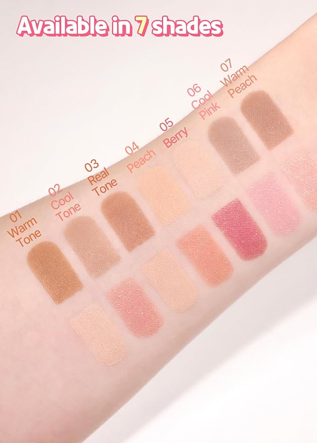 COLORGRAM Under Eye Highlighter Stick - 04 Peach | Silky-Smooth Long-Lasting Highlighter & Contouring Stick for Smudge-Proof, Shining Daily Makeup | K-Beauty Face Highlighters & Luminizers-Velvo Beauty