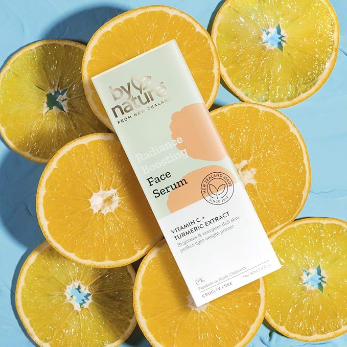 By Nature Radiance Boosting Face Serum With Vitamin C + Turmeric Extract-Velvo Beauty