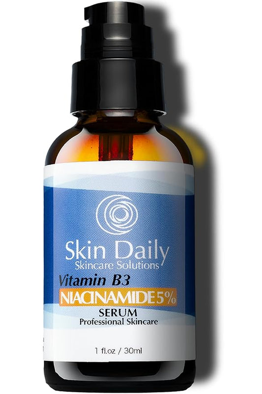 SkinDaily Niacinamide Serum for Face -1oz- Vitamin B3 Pore Minimizer Dermatologist Recommend Concentration - Targets Aging Skin, Wrinkles, Dark Spots - Superior Moisturizer and Skin Brightening-Velvo Beauty