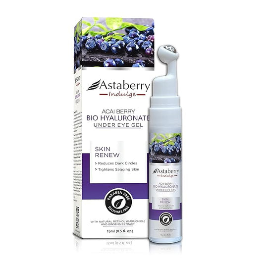 Acai Berry Under Eye Cream For Dark Circles And Puffiness – Hyaluronic Acid, & Retinol Repairs Fine Lines, Wrinkles & Bags Under Eye Area-Velvo Beauty