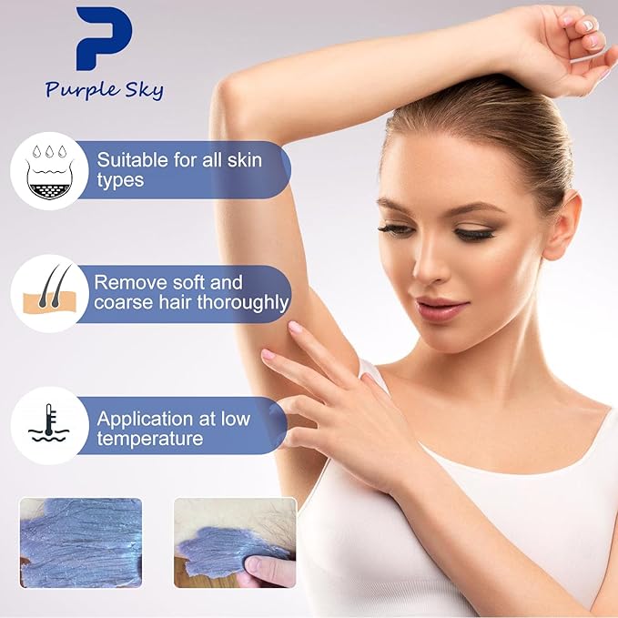 Wax Beads Bulk, 80oz Large Capacity Brazilian Waxing for Hair Removal, Face Wax Beans for Coarse Hair, Bikini, Leg, Eyebrow, Salon SPA Party Gift-Velvo Beauty