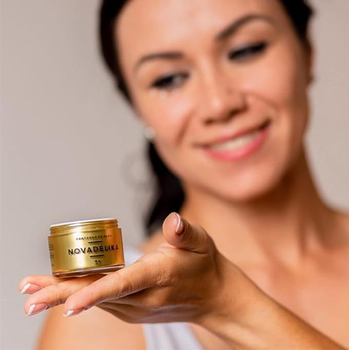 Novadérmika & Novadélika 2in1. Facial Emulsion and Eye Contour - Nourishes, Hydrates, Rejuvenates and leave your Skin with a Radiant Glow - Anti-aging - Cactus Blossom Fragrance.-Velvo Beauty