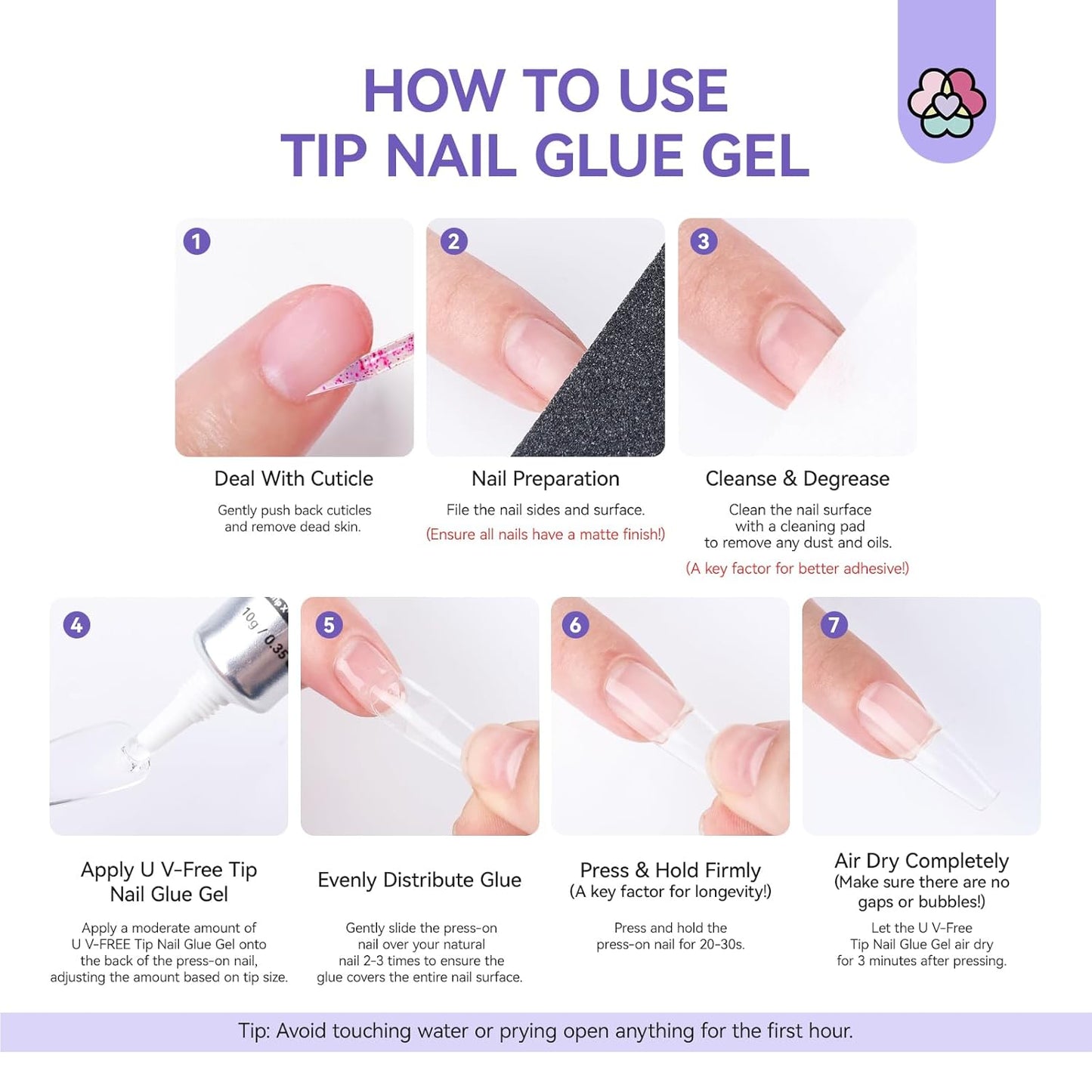 SAVILAND 2Pcs Semi Solid Nail Glue for Press On Nails: Super Strong 20g Gel Nail Glue for Press Ons Quick Drying 30-Day Long Lasting Nail Glue Gel Adhesive Rich in Castor Oil VE No U V Light Needed-Velvo Beauty