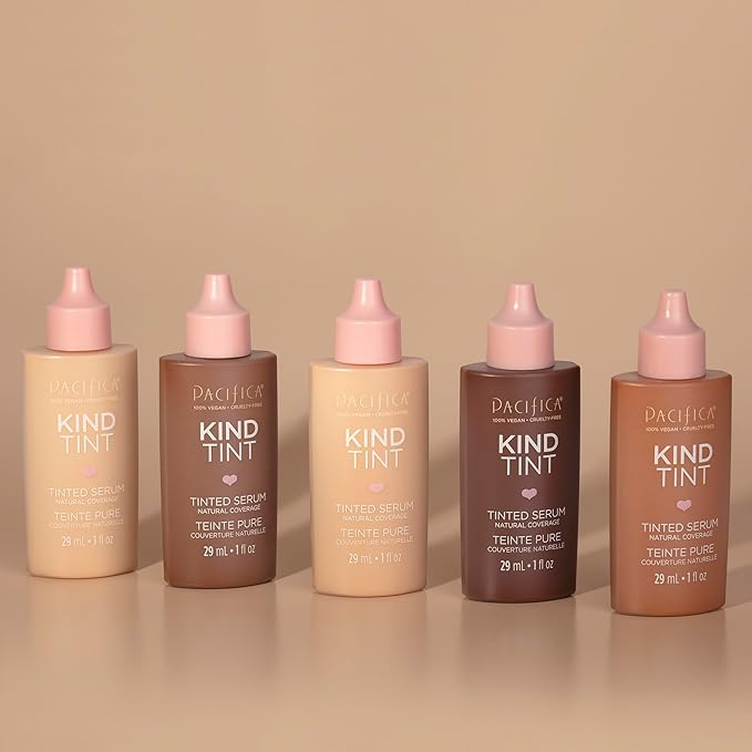 Pacifica Beauty Kind Tint Tinted Serum, Skincare, Vegan Collagen, Hyaluronic Acid, Vitamin C, Niacinamide, Caffeine, Hydrating, Lightweight Foundation, Natural Dewy Skin, Shade 13, 1 fl oz (1 Count)-Velvo Beauty