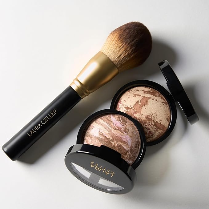 LAURA GELLER NEW YORK Classic Bronzer Brush | Fluffy Powder Brush, Contour & Define, Vegan Bristles-Velvo Beauty