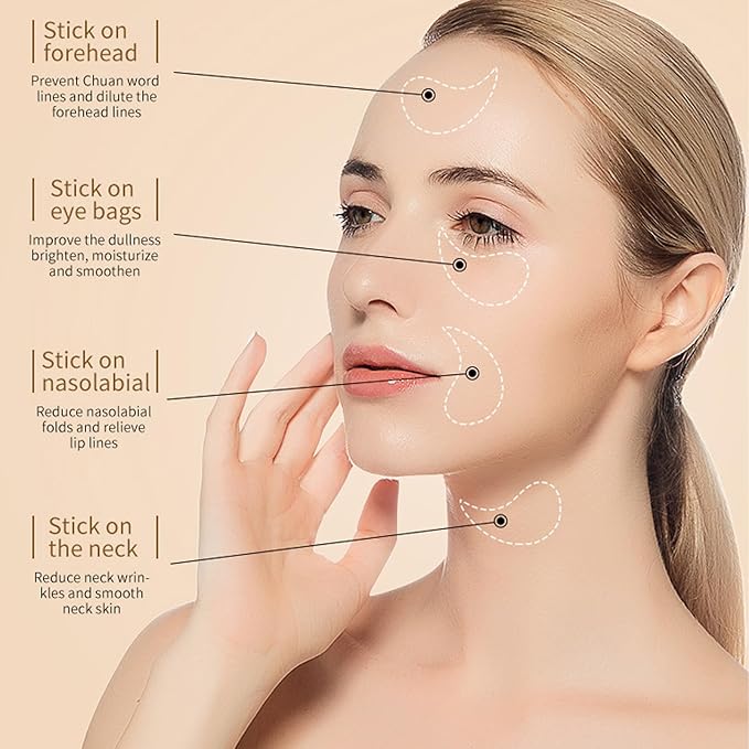 Under Eye Patches, 24K Gold Eye Mask, Reduce Puffy Eyes, Dark Circles, Eye Bags, Eye Patches with Collagen, Anti-Aging Rejuvenating Moisturizing Skin Care for Anti-Wrinkle Eye Masks 60PCS-Velvo Beauty