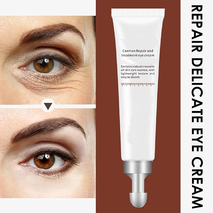 Eye Cream, STCORPS7 Vibrant Glamour Silk Protein Anti-Wrinkle And Firming Eye Cream For Wrinkles, Fine Lines, Dark Circles, Puffiness & Bags, 20g-Velvo Beauty