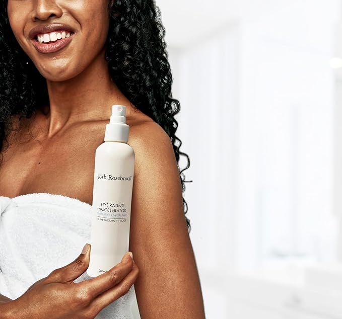 Josh Rosebrook Hydrating Accelerator - Refreshing & Lightweight Antioxidant Face Mist Hydrating Spray - Natural Facial Spray for All Skin Types (250 mL (8.5 fl oz))-Velvo Beauty