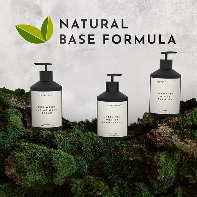 ENVIRONMENT Inspired by 5-Star Hotels DBCH Lotion, 300ml Luxury Scented Lotion (Green Tea | Orange | Lemongrass) Bathroom Luxury, Men & Women High-End Body Lotion, Hand Cream, Dry Skin Treatment-Velvo Beauty