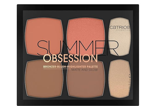 Catrice | Summer Obsession Bronzer, Blush, & Highlighter Palette Matte and Glow | Face Makeup for All Skin Types | Vegan & Cruelty Free | Made Without Parabens & Microplastic Particles-Velvo Beauty