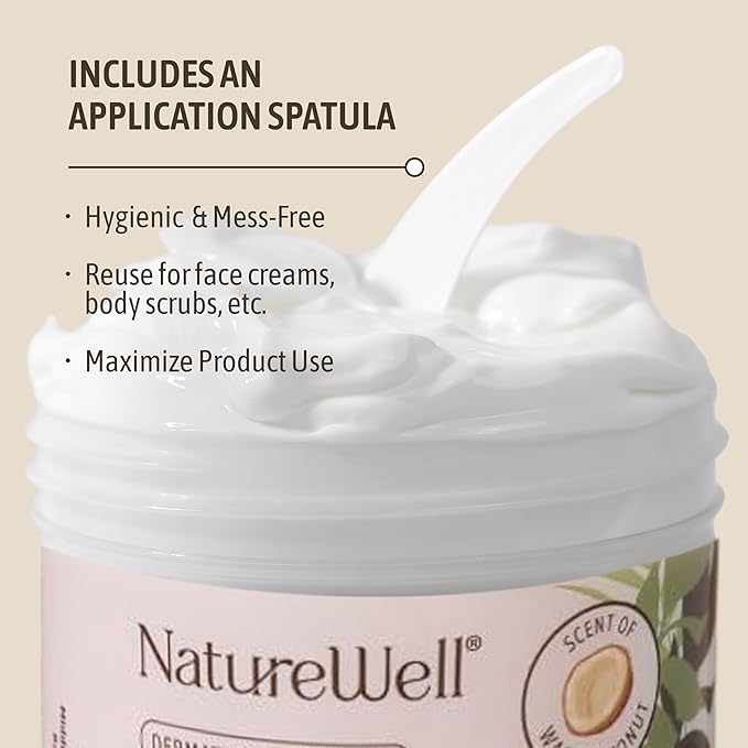 NATURE WELL Hydrate & Soften Coconut Oil Moisturizing Cream for Face, Body, & Hands, Non-Greasy, Intense Hydration & Luxurious Feel, Revives Dry & Sensitive Skin, Superfood for Your Skin, 16 Oz-Velvo Beauty