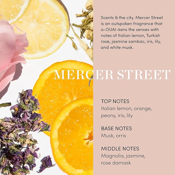 OUAI Medium Hair Shampoo & Conditioner Set, Travel Size - Hydrating Shampoo & Conditioner - With Coconut Oil, Babassu, Kumquat Extract & Keratin - Sulfate, Paraben & Phthalate Free (3 Oz)-Velvo Beauty