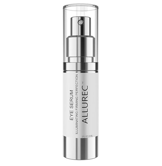 ALLUREC™ Eye Cream Serum: Illuminating Firming Perfection. Best Eye Serum Peptides Cream for Firming Lifting Eyelids Anti- Aging Winkles Bags Dark Circle Puffiness Total Effects.-Velvo Beauty