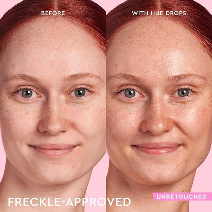Glow Recipe Hue Drops - Mini Tinted Face Serum - Bronzing Drops to Brighten & Hydrate - Skincare Makeup Primer & Liquid Highlighter to Blur Pores for a Radiant, Even Skin Tone - Sun Glow (15ml)-Velvo Beauty