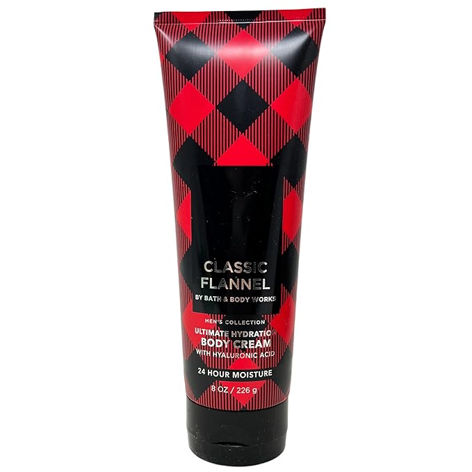 Men's Collection Classic Flannel Trio Gift Set - Includes 3 Ultimate Hydration Body Cream - Full Size-Velvo Beauty