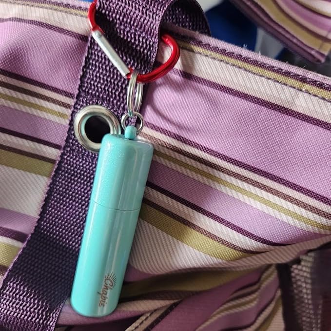 OG | Vacuum Insulated Lip Balm Keychain Holder, Prevents Melting & Messes | 3-Pack (Island)-Velvo Beauty