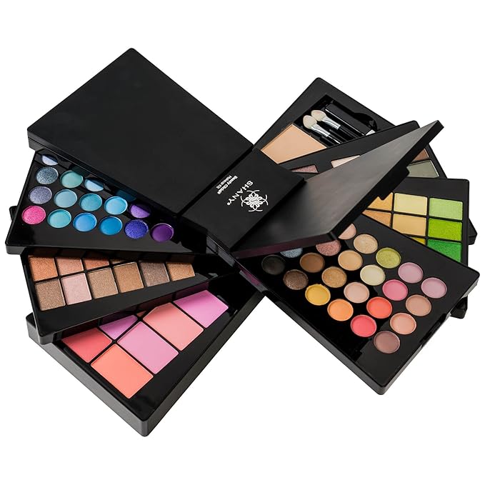 The SHANY Beauty Cliche Makeup Set - All-in-One Makeup Palette with Eyeshadows, Face Powders, and Blushes-Velvo Beauty