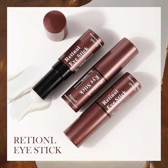 Retinol Eye Stick Retinol Eye Cream for Dark Circles and Puffiness Under Eye Cream Anti Aging Hydrates Moisturises Reduces Fine Lines Rejuvenates Skin-Velvo Beauty