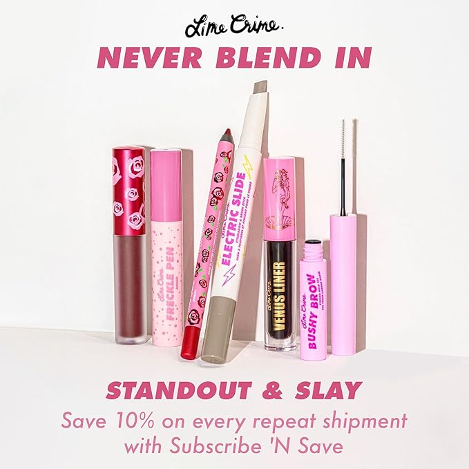 Lime Crime Eye & Face Palette, Venus 3-8 Shades in Matte, Glitter & Metallic Finishes of Dreamy Pinks & Purples - Highly Pigmented Color & Easy to Blend Formula - Mirrored Box - Vegan-Velvo Beauty