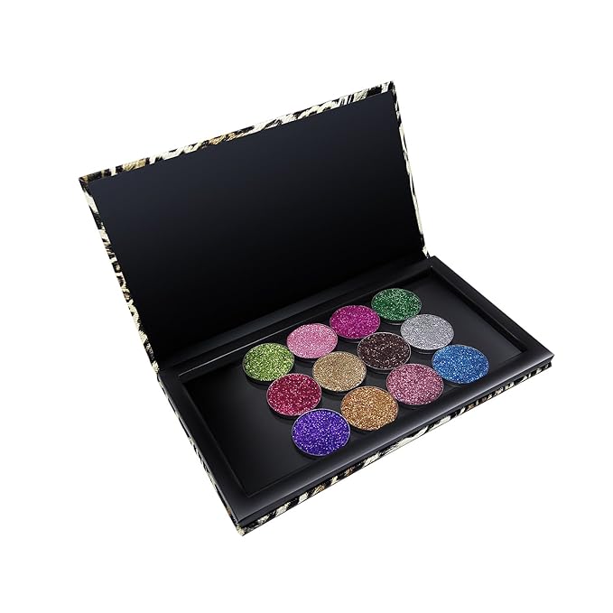 Magnetic Makeup Palette Leopard Empty Makeup Palette for Eyeshadow Lipstick Blush Powder-Velvo Beauty