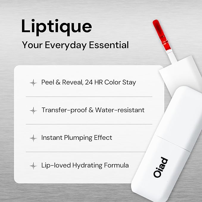 Liptique Korean Lip Stain Peel Off - 24 Hour Long Lasting Lip Tattoo, Waterproof & Transfer Proof, Nourishing & Hydrating Lip Tint for Women, Instant Plumping Lip Tints Peel Off (006 WINTTO)-Velvo Beauty