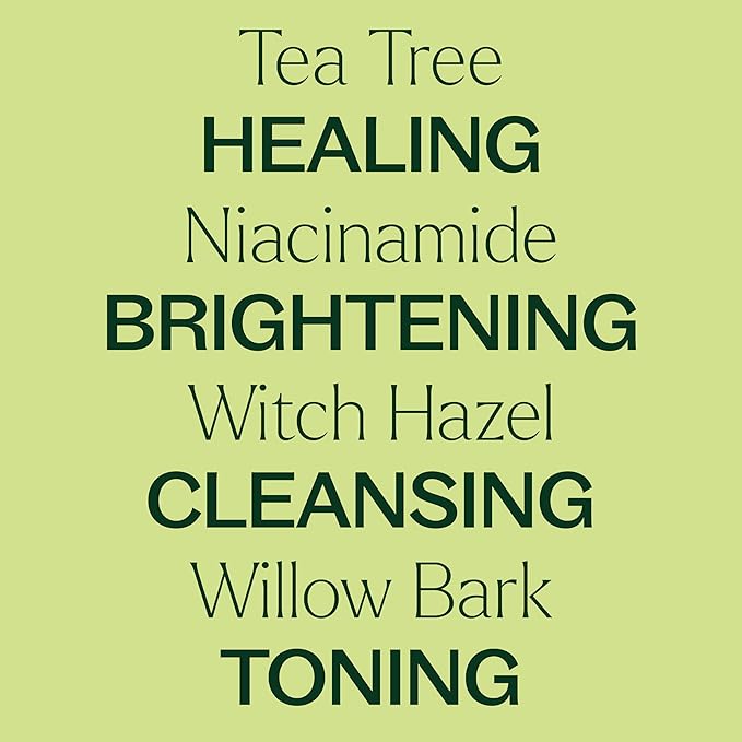 Plant Therapy Tea Tree with Niacinamide Facial Serum 1 oz with Tea Tree Essential Oil, Witch Hazel, and Willow Bark, Excellent for Problem Skin While Creating Healthy, Clear Skin-Velvo Beauty