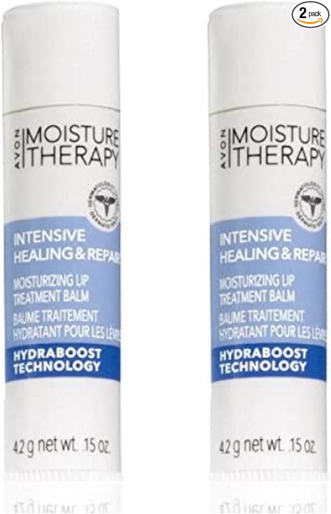LOT OF 2 Avon Moisture Therapy Intensive Healing & Repair Lip Ointment SPF 15-Velvo Beauty