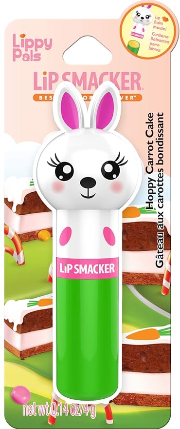Lip Smacker Sparkle & Shine Unicorn Eyeshadow Palette Makeup Collection + Lippy Pals Bunny Rabbit Carrot Cake Lip Balm-Velvo Beauty