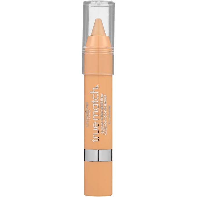 L'Oreal Paris True Match Super Blendable Crayon Concealer, Fair/Light Warm, 0.1 oz.-Velvo Beauty