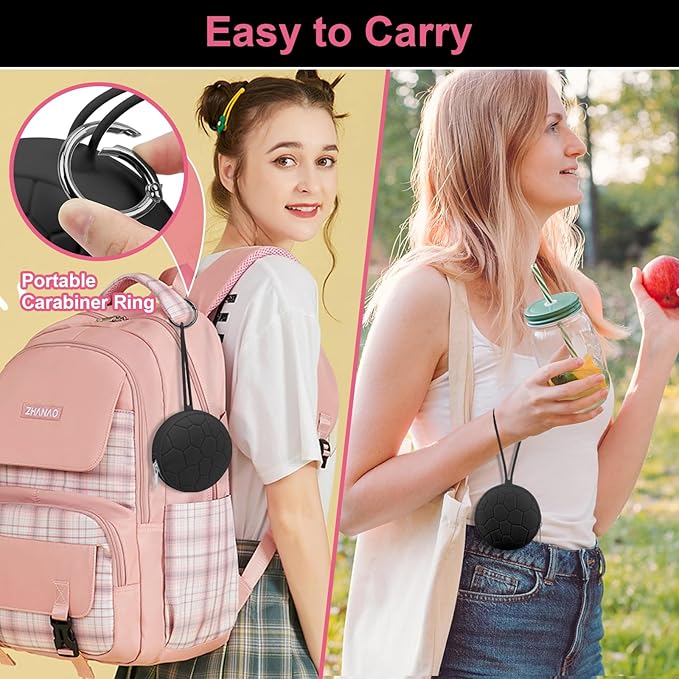 Desing Wish Silicone Lip Balm Holder with Silicone Zipper Pouch, Portable Lip Balm Keychain Sleeve - Silicone Storage Bag for Lip Balms/Small Cosmetics/Earphones/Keys - Black-Velvo Beauty