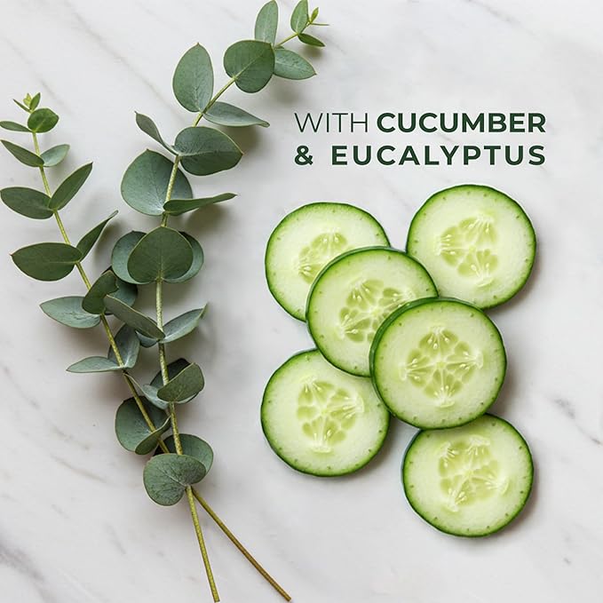 Body Lotion, Cucumber & Eucalyptus – Hydrating & Softening Moisturizer with Shea & Cocoa Butter, Vegan & Cruelty-Free, 16.9 Oz-Velvo Beauty