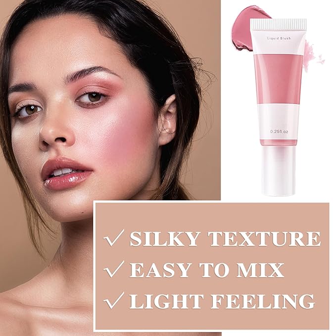 2 Colors Blush Stick,Multi-Use Cream Blush,Waterproofing Highly Pigmented Makeup Stick,Moisturizing Makeup Cream Set A8-Velvo Beauty