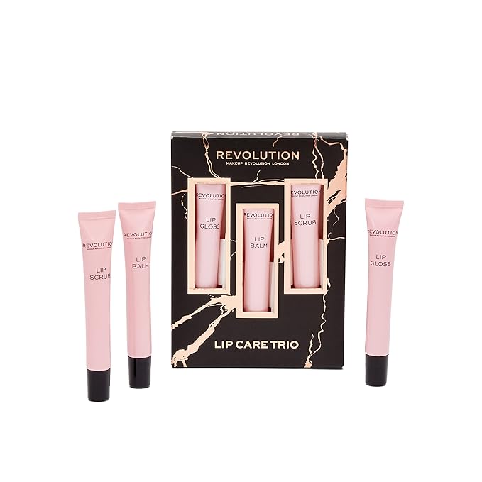 Makeup Revolution, Lip Care Trio, 3x8ml-Velvo Beauty