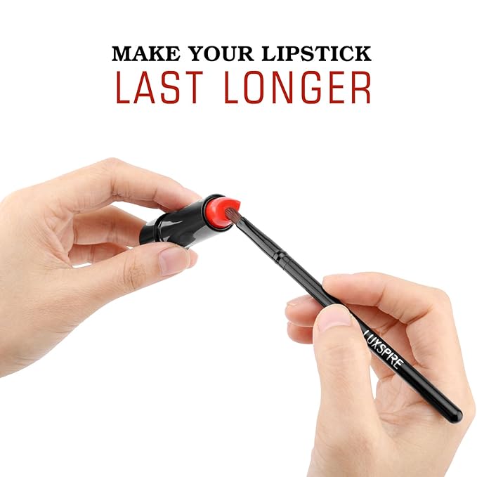 Luxspire Lip Brush Concealer Brushes 2 Pieces, Lipstick Gloss Brushes Applicators Eyeshadow Lip Liner Makeup Brush Cosmetics Make Up Tools, Small Make Up Brushes-Velvo Beauty