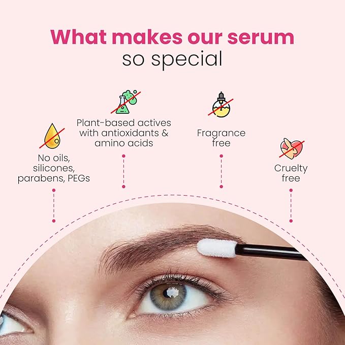Eyebrow Growth Serum | Natural Thickening & Strengthening Formula | Biotin, Peptides, and Botanical Extracts | Vegan, Gentle, Non-Irritating-Velvo Beauty
