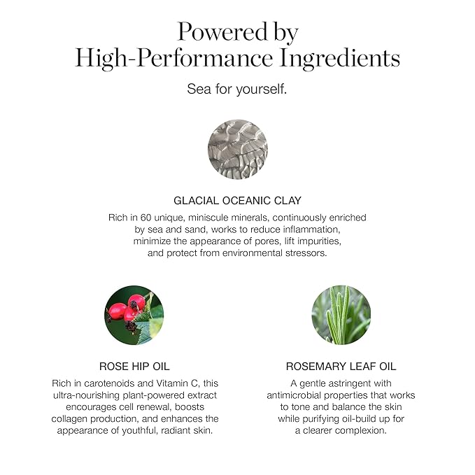 Ogee Clay Mask - Glacial Clay Detox Mask for Face-Velvo Beauty