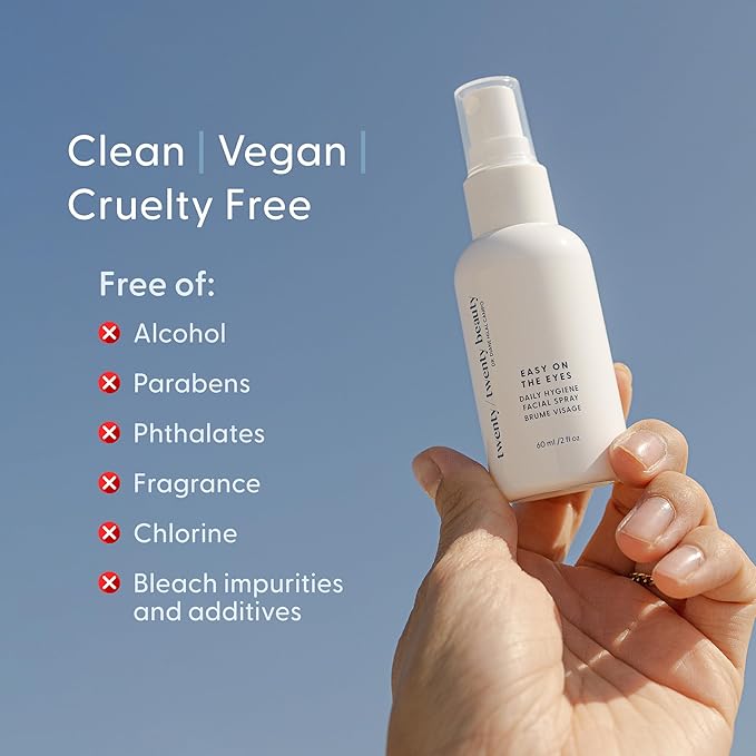 twenty/twenty Easy On The Eyes – 0.02% Hypochlorous Acid Spray to Cleanse Eyelashes – Reduce Eyelid Irritation – Safe for Sensitive Skin – Ophthalmologist Developed–Vegan, Clean Ingredients – 60ml-Velvo Beauty