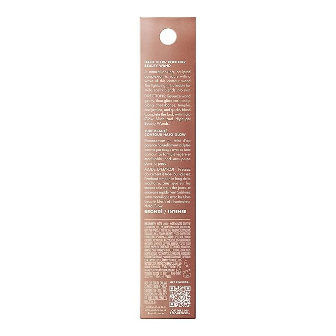 e.l.f. Halo Glow Contour Beauty Wand, Liquid Contour Wand For A Naturally Sculpted Look, Buildable Formula, Vegan & Cruelty-free, Tan/Deep-Velvo Beauty